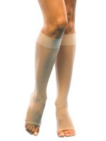 Women's Sheer Fashion Knee High Stockings (OTC) Open Toe