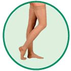Juzo Basic Thigh Highs (Unisex)