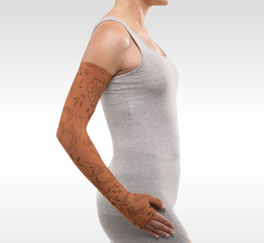 Compression Arm Sleeves For Arm Lymphedema