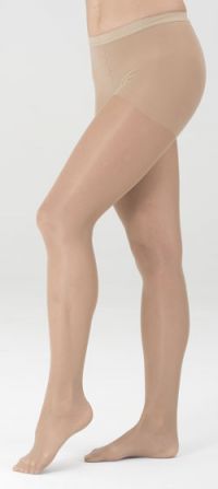 mediven sheer & soft for Women, 30-40 mmHg Panty Closed Toe Compression  Stockings, Ebony, VI-Petite